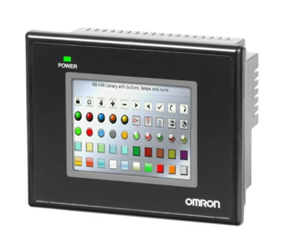 Skrin Sentuh OmronNB3Q-TW01B-V1 ,3.5 Inci, TFT LCD, Warna, 320 × 240 Titik, Hos USB, Ethernet